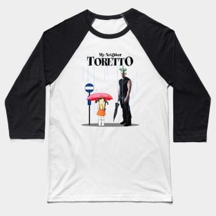 My Neighbor Toretto Dominic Parody Fan Art Baseball T-Shirt